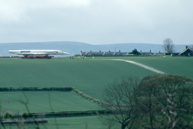 The last stage of Concorde's journey.