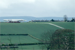 The last stage of Concorde's journey from London to the Museum of Flight, across country from the A1.