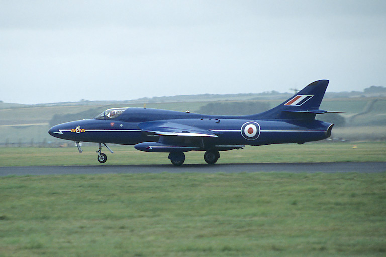Hawker Hunter T.7 G-BXKF "Blue Diamonds"